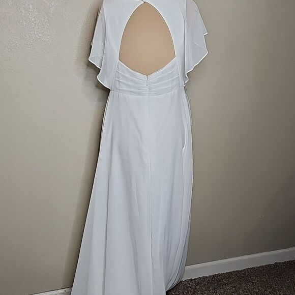NWT AZAZIE Rylee Ivory White A10 Maxi Dress - Picture 7 of 11